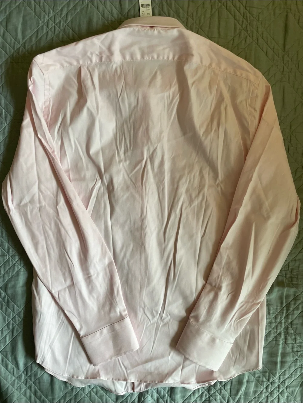 J. CREW Slim Bowery performance stretch dress shirt in Pink Size L NWT $98 CA351
